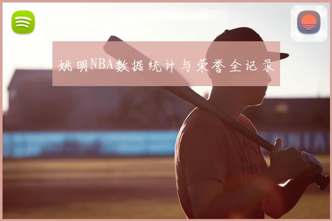 姚明NBA数据统计与荣誉全记录